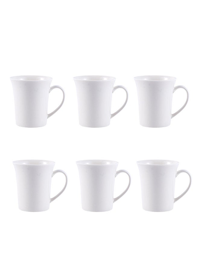 Dove 6-Piece Porcelain Mug Set 320ML White  - Image 1
