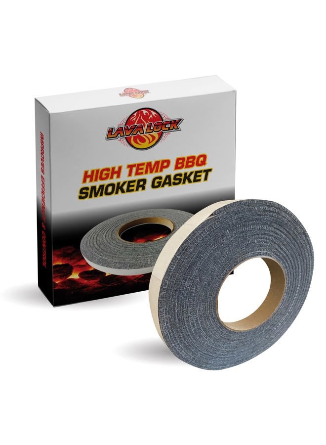 LavaLock 12 GREY High Performance BBQ gasket smoker seal SELF STICK - Image 1