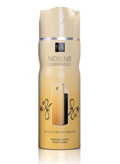 NEW NB Unbranded French Crystal Million Deodorant Spray 200ml – Fresh, Long-Lasting Fragrance for Men  - Image 1