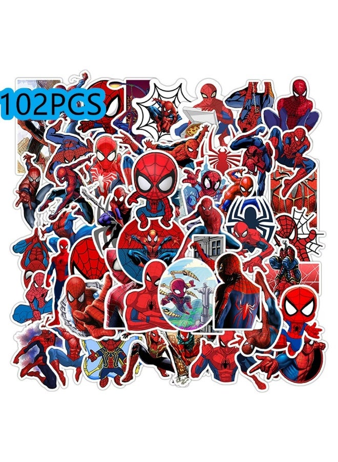 MARVEL 50pcs Marvel Cartoon Spider-Man Doodle Stickers/Decorative Stickers for Guitars, Luggage, Phone Cases, Laptops/for Spider-Man Fans/No Residue/Can Be Given to Family and Friends/Cycling Stickers and Decals - Image 4