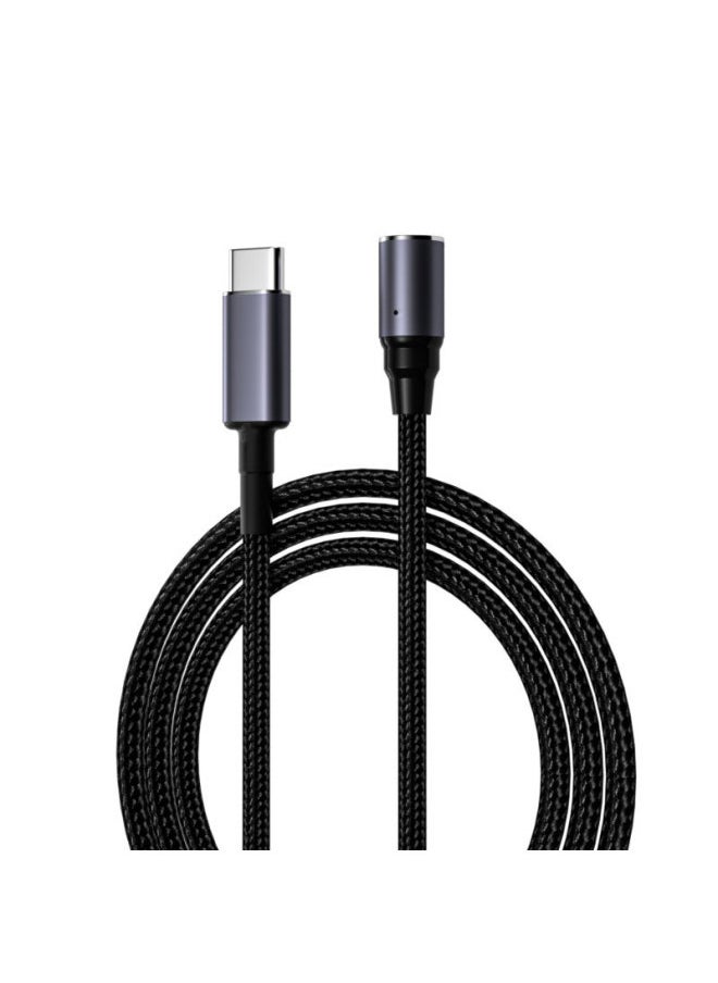 Type-c Revolution 8P1.8 M Magnetic Fast Charging Line 18.5-20v Notebook Fast Charging Line DC Magnetic Adapter-Color:5521 Female To 8Pin Magnetic Adapter