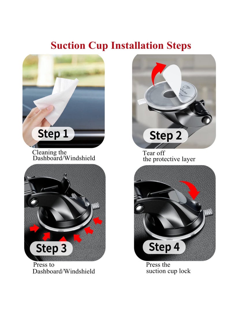 Generic - Phone Accessories Mounts, GPS Suction Cup Mount, Air Vent Car Holder with 17mm Ball for Garmin 17mm Swivel Ball Mounting Pattern GPS Mount for Garmin nuvi GPS - Image 1