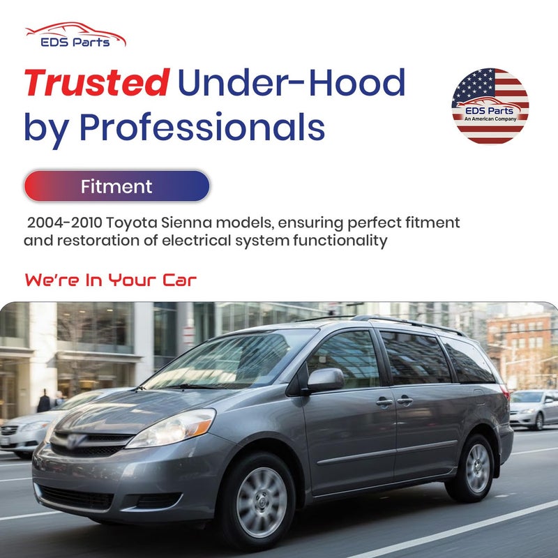 EAPP EDS 82620-08020 8262008020 Fusible Link Block Assembly for Toyota Sienna (2004–2010) | 12-Circuit Fuselink with 140Amp Main Alternator Fuse, ABS, Starting System & Essential Electrical Protection - Image 3