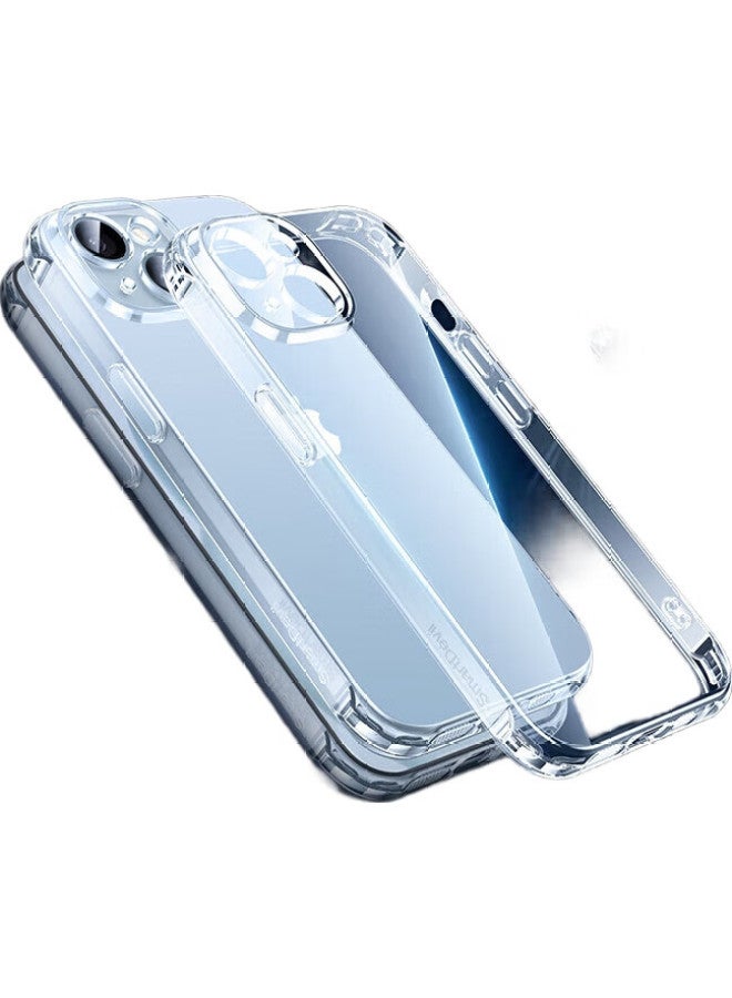 Smartdevil Iphone 15 Case, Shockproof Airbag Protective Cover, Ultra-Thin Full Lens Protection, Transparent Soft Shell, Anti-Yellowing, Wear-Resistant, Drop-Resistant, Unisex Design - Image 1