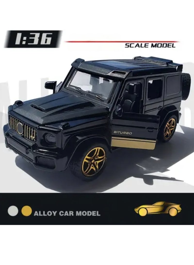 هالاكيدس 1:32 سيارة لعبة سبيكة ذاتية القيادة ، يمكن فتح الأبواب ، هدايا لعبة أطفال للأولاد وهواة الجمع - Image 1