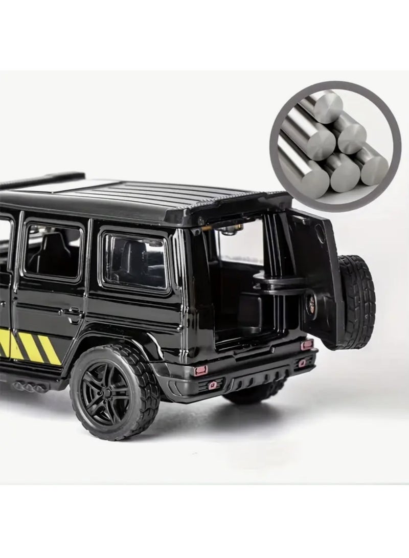 هالاكيدس 1:32 سيارة لعبة سبيكة ذاتية القيادة ، يمكن فتح الأبواب ، هدايا لعبة أطفال للأولاد وهواة الجمع - Image 2