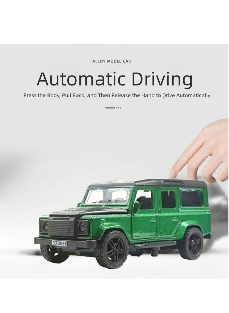 هالاكيدس 1:32 سيارة لعبة سبيكة ذاتية القيادة ، يمكن فتح الأبواب ، هدايا لعبة أطفال للأولاد وهواة الجمع - Image 3