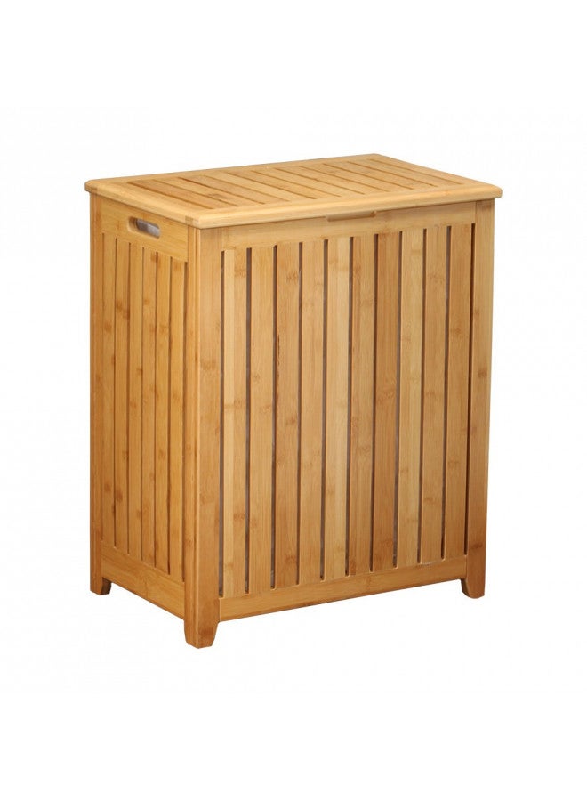 Oceanstar Spa-Style Bamboo Laundry Hamper - Image 1
