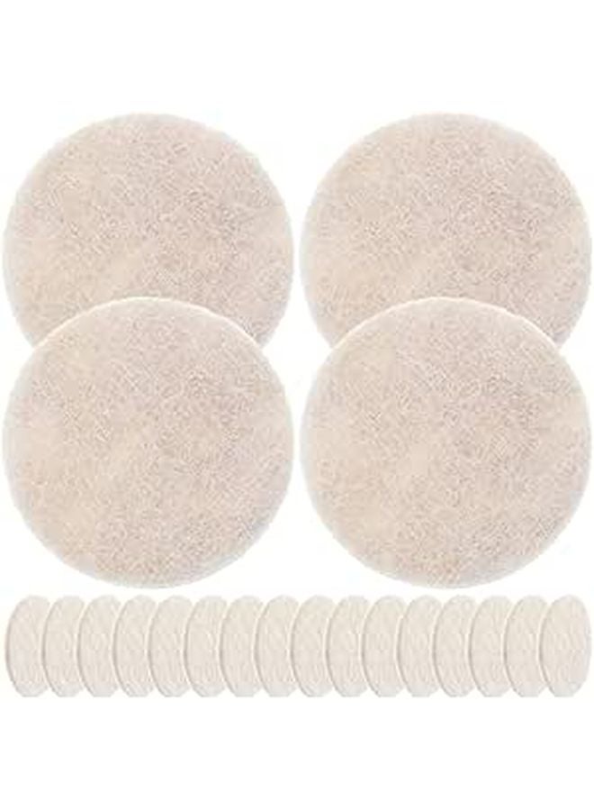 Beige 28mm Self Adhesive Felt Furniture Pads 225pcs Non Slip Floor Protectors for Hardwood - Image 1