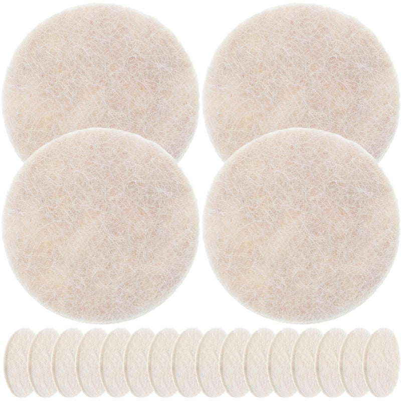 Beige 28mm Self Adhesive Felt Furniture Pads 225pcs Non Slip Floor Protectors for Hardwood - Image 2