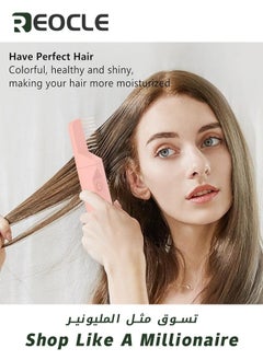 REOCLE Electric Comb Incense Electronic Portable Comb Replaces Comb Head Rechargeable Incense Sticks with Replaces Comb Head Ash Catcher and Aromatherapy Comb Unique and Creative Gift for Girls Pink  - Image 5