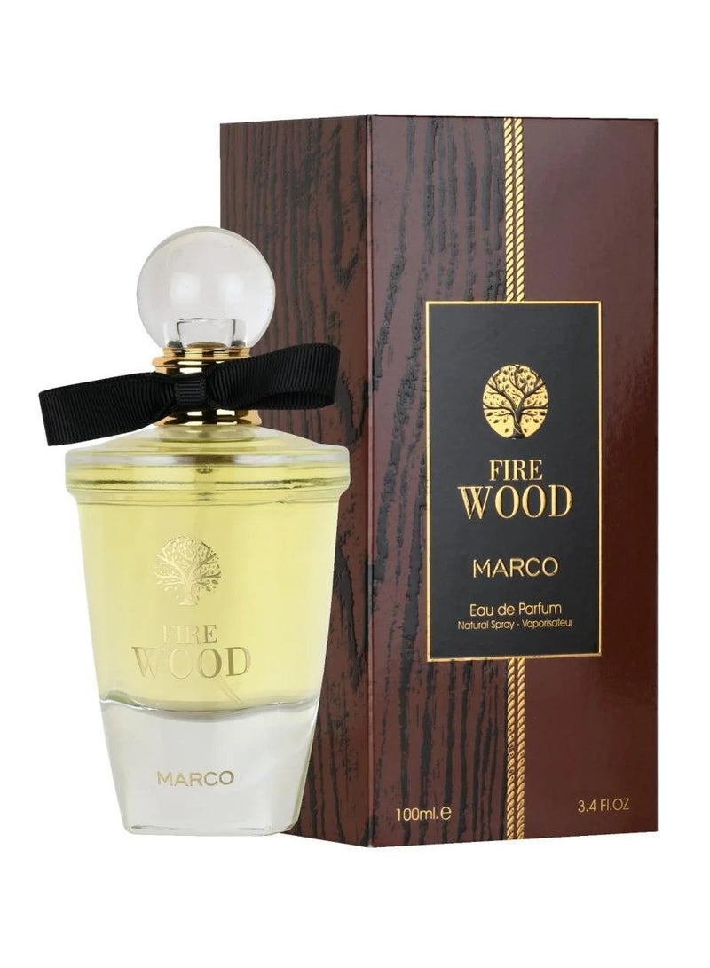 عطر فاير وود من ماركو  - 100 مل | برائحة منعشة وثبات عالي