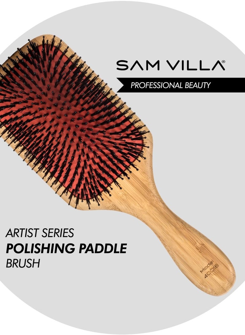 سام فيلا فرشاة تلميع خشبية من سلسلة أرتيست من سام فيلا لتصفيف الشعر - Image 2