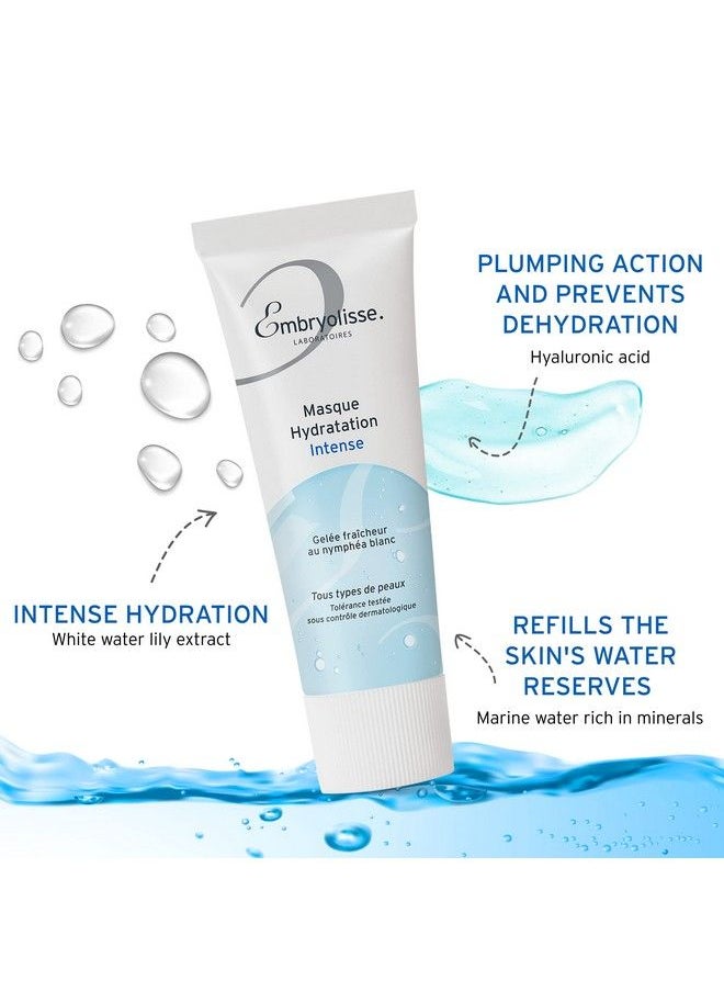 Embryolisse Intense Moisturizing Mask 1.7 Fl. Oz ; Ultrahydrating Face Mask With Hyaluronic Acid ; Daily Skincare That Soothes Plumps And Provides A Longlasting Hydration  - Image 5
