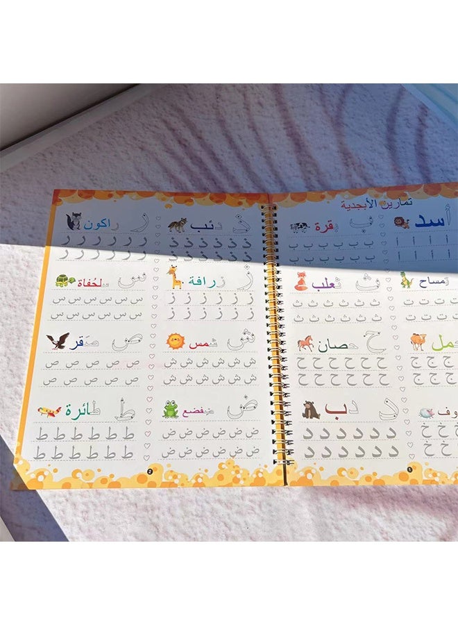 كتاب تمارين الكتابة العربية - التواصل اليومي، أسلوب المحو وإعادة الكتابة المتكرر، المستوى المبتدئ، كتاب تدريبي على التحكم بالقلم، مناسب للأطفال من عمر 4-6 سنوات، يساعد على تعزيز التفاعل مع الأطفال - Image 5