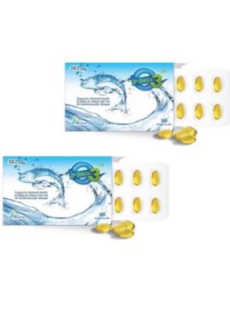 JP Nutraceuticals Jp Omega-3 Pack Of 2 30 Softgel Capsules - Image 4