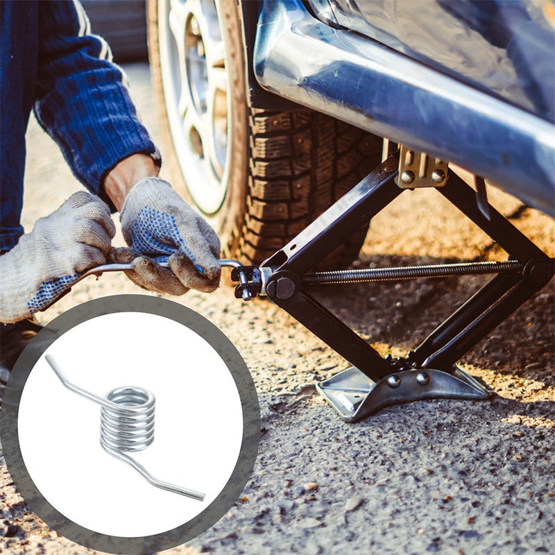 🔧 مجموعة ٣ قطع نوابض شد هيدروليكية لرافعات سيارات أفقية ٣ أطنان فضي - Image 3