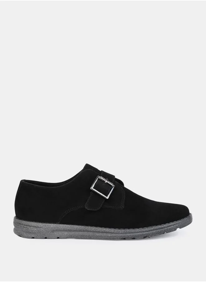 ستايلي Single Belt Buckle Embellished Casual Shoes