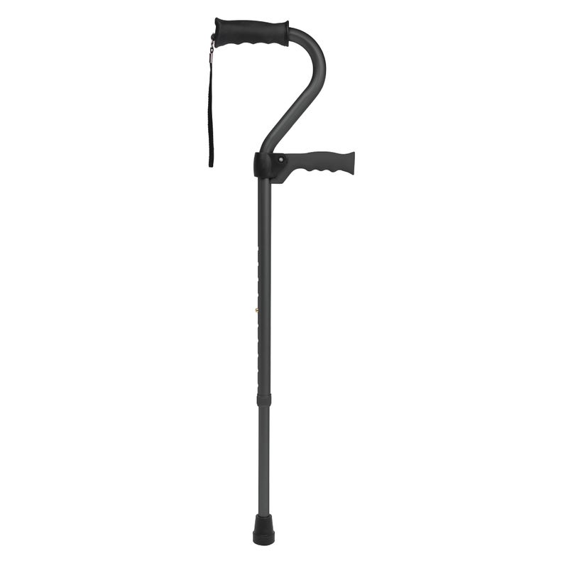 careX Carex Stand Assist Walking Cane Includes Secondary Flip Down Handle for Added Support Uplift Cane and Walking Stick for Seniors Elderly Disabled