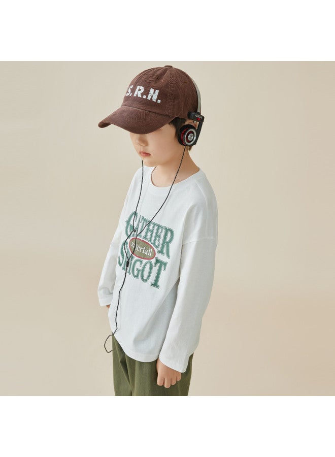 SKIN Friendly Pure Cotton】men's Long Sleeve T-shirt 2025 Spring/autumn Collection Soft Stretch Undershirt, Versatile And Stylish Top For Boys - Image 5
