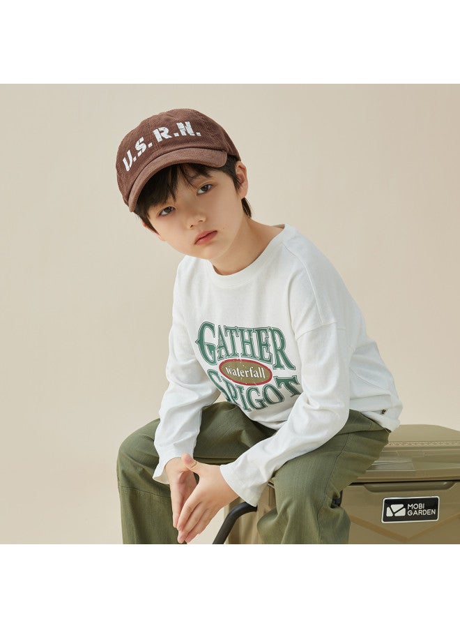 SKIN Friendly Pure Cotton】men's Long Sleeve T-shirt 2025 Spring/autumn Collection Soft Stretch Undershirt, Versatile And Stylish Top For Boys - Image 4
