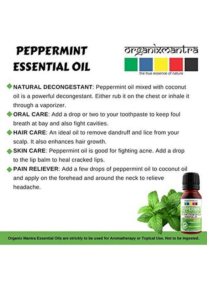 Organix Mantra - زيت النعناع البريمنت هو مستخلص مركز 100% نقي للعلاج العطري (15 مل) - Image 1