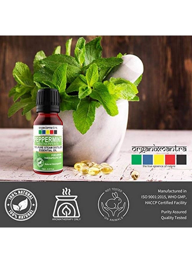 Organix Mantra - زيت النعناع البريمنت هو مستخلص مركز 100% نقي للعلاج العطري (15 مل) - Image 1