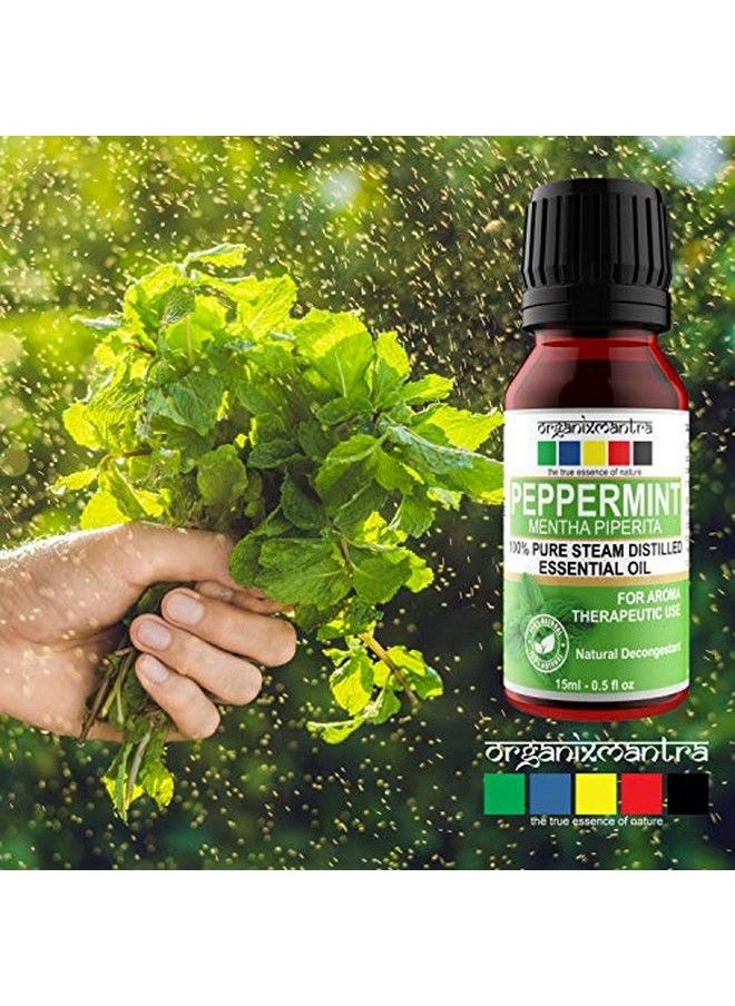 Organix Mantra - زيت النعناع البريمنت هو مستخلص مركز 100% نقي للعلاج العطري (15 مل) - Image 1