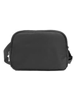 HDWISS Nylon Waterproof Sports waist bag Multi Functional Running Phone Bag Unisex Bag with Adjustable Strap Waist Pouch for Workout Running Travelling Hiking Running Travel Cycling Gift Men(Black)  - Image 1