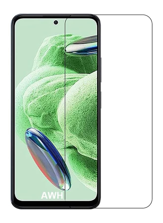 PROMASS Tempered Glass Xiaomi Redmi Note 12 5G Screen Protector, Full Adhesive Full Coverage Bubble-Free Anti Scratch HD Clear High Responsive for Redmi Note 12 (All Clear) - Image 1