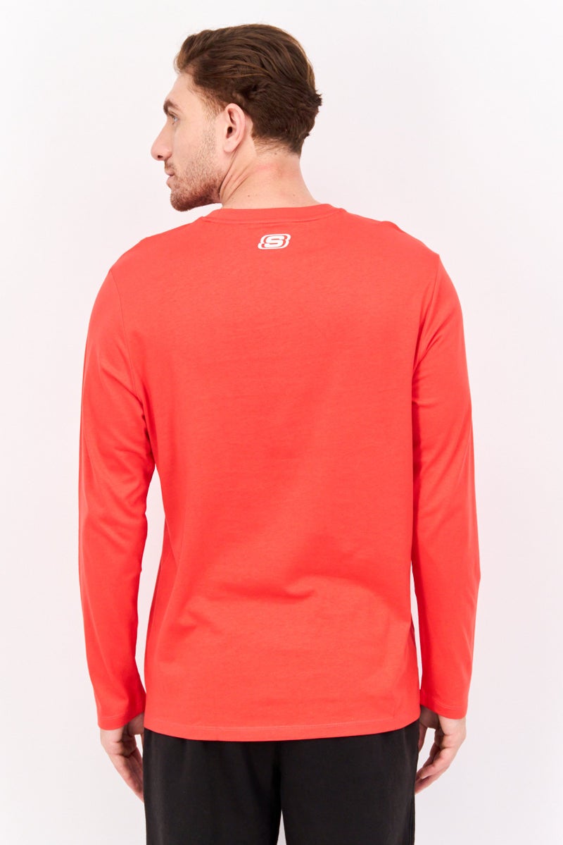 SKECHERS Men Sportswear Fit Training T-Shirt, Red  - Image 3