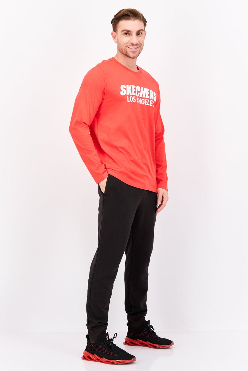 SKECHERS Men Sportswear Fit Training T-Shirt, Red  - Image 4