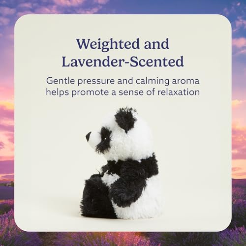warmies Microwavable & Weighted Stuffed Animals, Panda - Heated Stuffed Animal Plushie for Warmth & Comfort - Cute Soft Plush Toys for Adults & Children (Boys, Girls, Babies & Toddlers) - Image 3