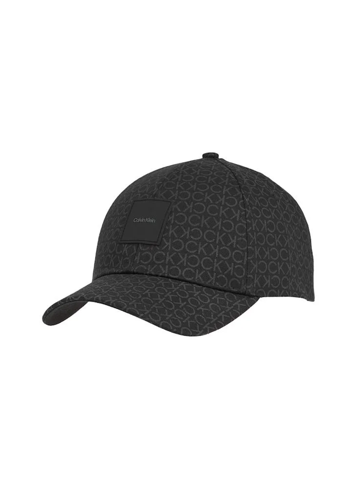 كالفن كلاين Monogram Baseball Curved Peak Cap