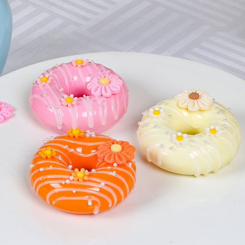 4PCS Realistic Donut Models Fake Donut Decorative Donut Fake Food Models - Image 4