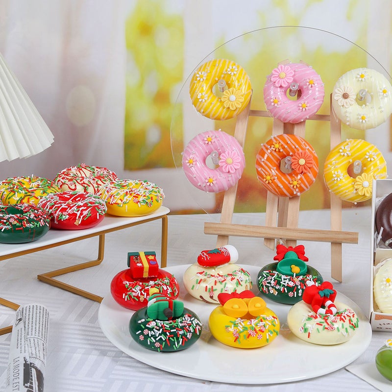 4PCS Realistic Donut Models Fake Donut Decorative Donut Fake Food Models - Image 3