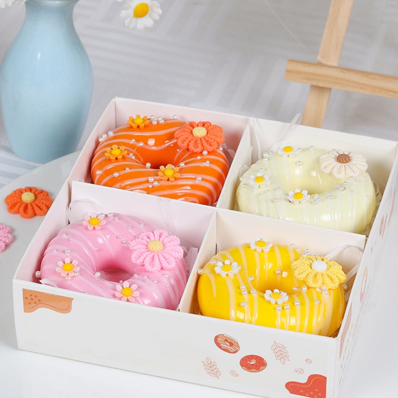 4PCS Realistic Donut Models Fake Donut Decorative Donut Fake Food Models - Image 5