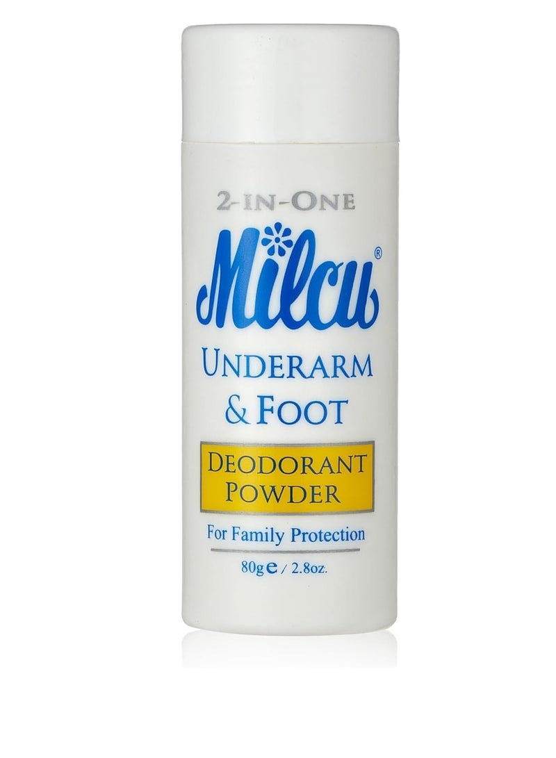 ميلكو مسحوق مزيل العرق تحت الإبط والقدم من ميلكو 80 جرام - Image 1