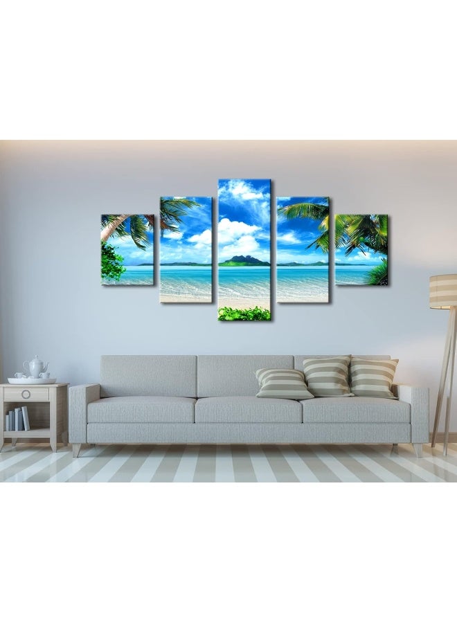 Pyradecor 5 Piece Canvas Prints Wall Art for Living Room Kitchen Home Decorations - Image 5