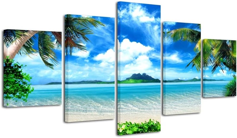 Pyradecor 5 Piece Canvas Prints Wall Art for Living Room Kitchen Home Decorations - Image 1