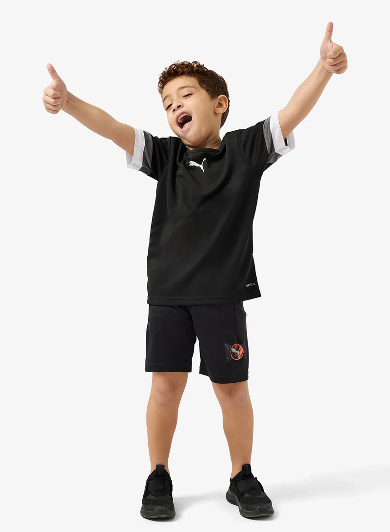 PUMA Kids Active Graphic Poly Shorts