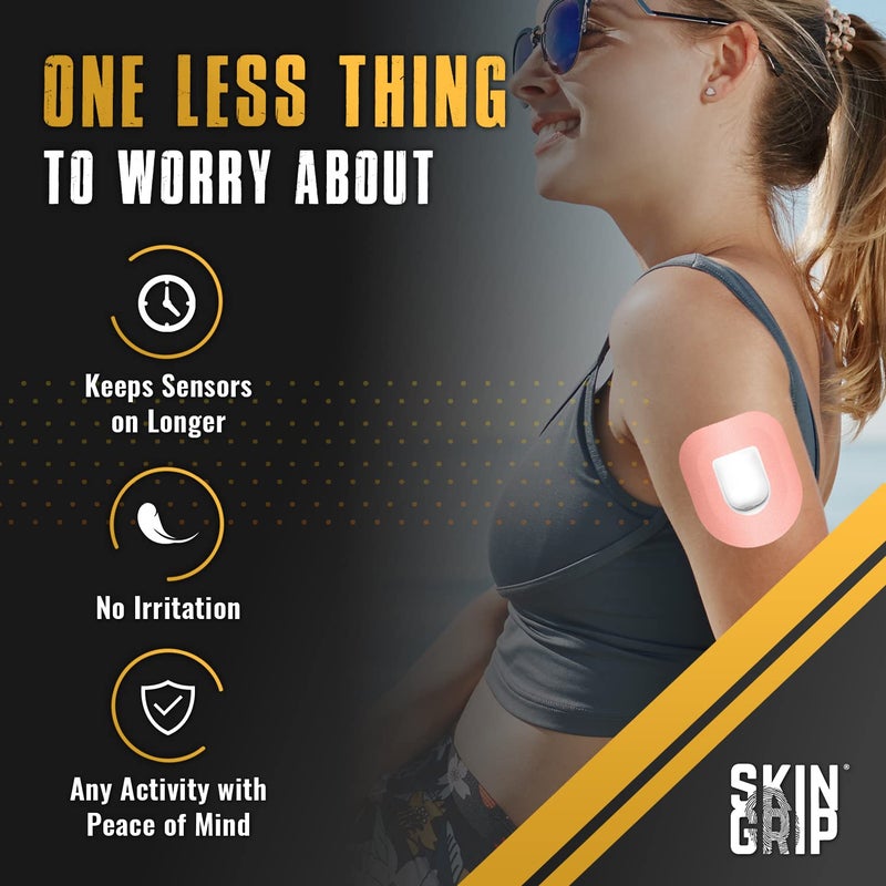 Skin Grip Insulet Omnipod 5 Adhesive Patches Waterproof & Sweatproof (Also Fits Omni pod Dash), Pre-Cut Medical Tape, Ultimate Insulin Pump Protection, Diabetic Sensor Covers, 20-Pack, Pastel - Image 4