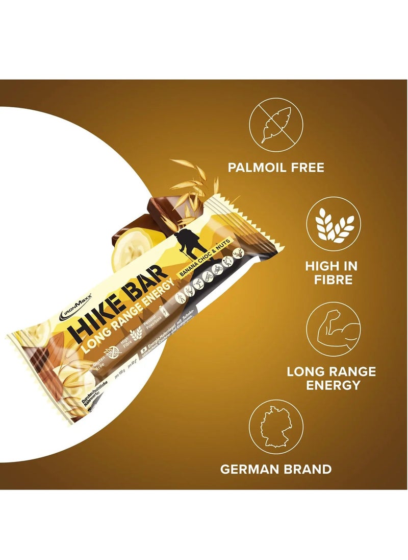 أيرون ماكس IronMaxx، بار Hike Bar، موز وشوكولاتة ومكسرات، 60 جرام، عبوة من 12 قطعة  - Image 2