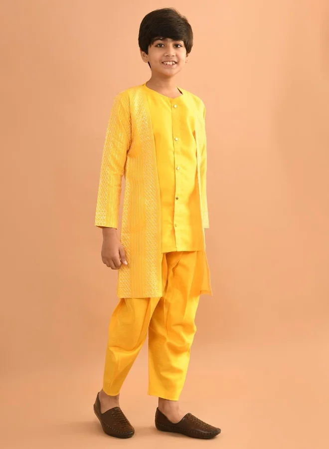 LILPICKS Printed Dhoti Kurta Set