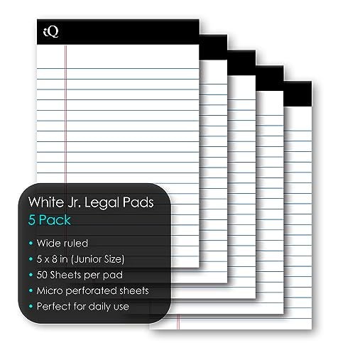 iScholar Junior White Legal Pad, 5 Pack (65805) - Image 3