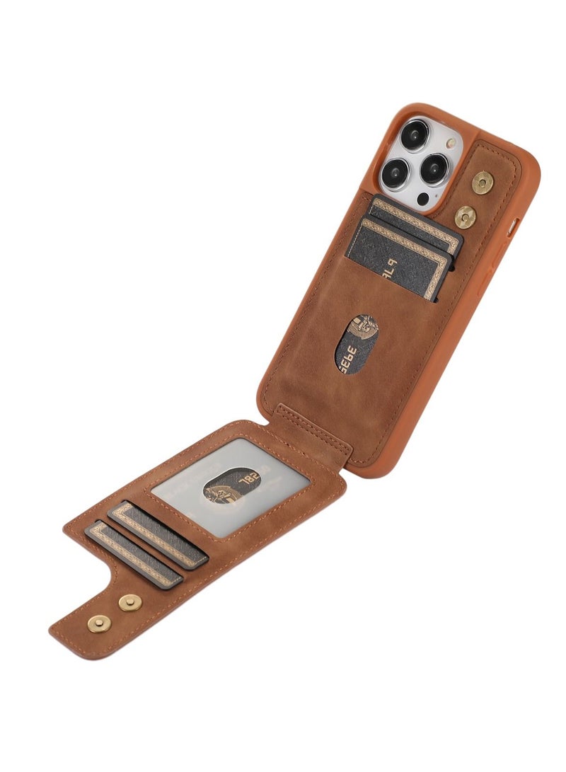Suteni Back Cover Leather Ring Buckle Phone Case for iPhone  - Image 3