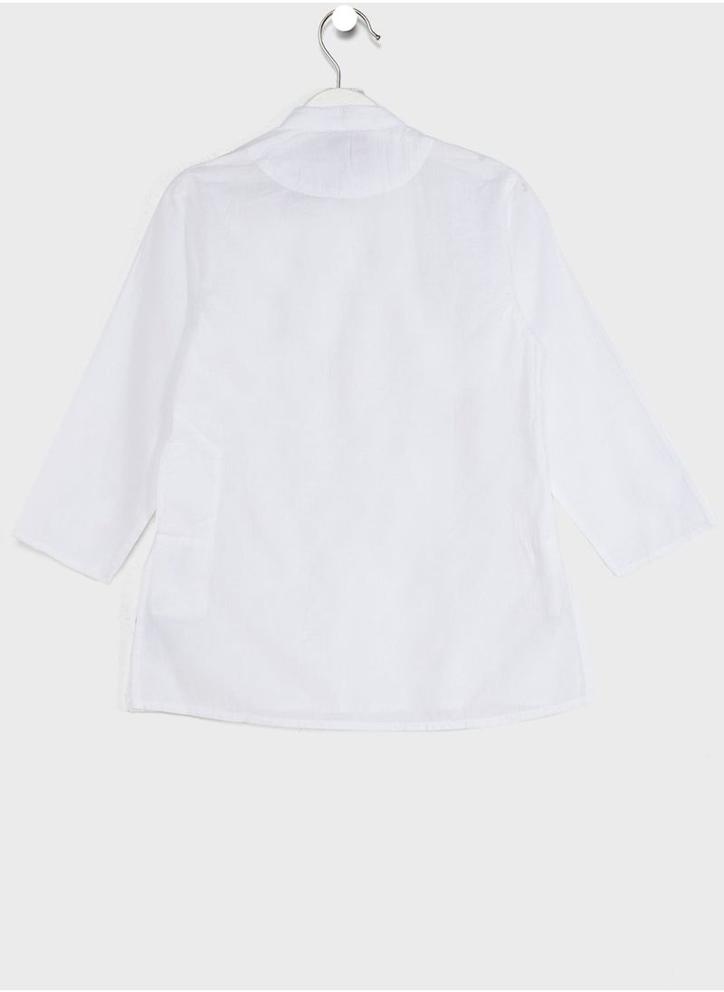 Fabindia - Kids Essential Long Kurta - Image 1