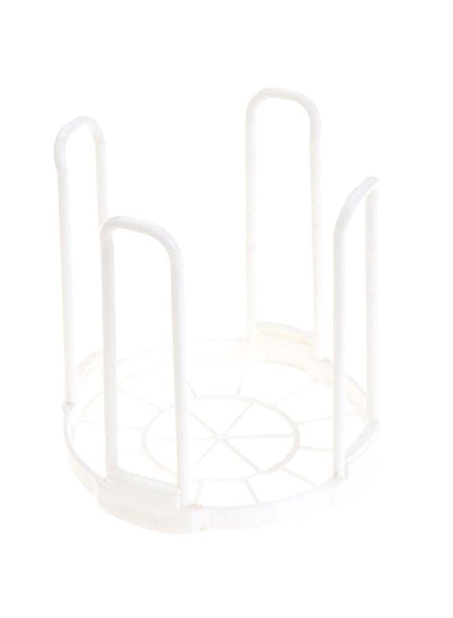 NIBEMINENT Kitchen Organizer Dish Rack Bowl Drain Water Holder White
