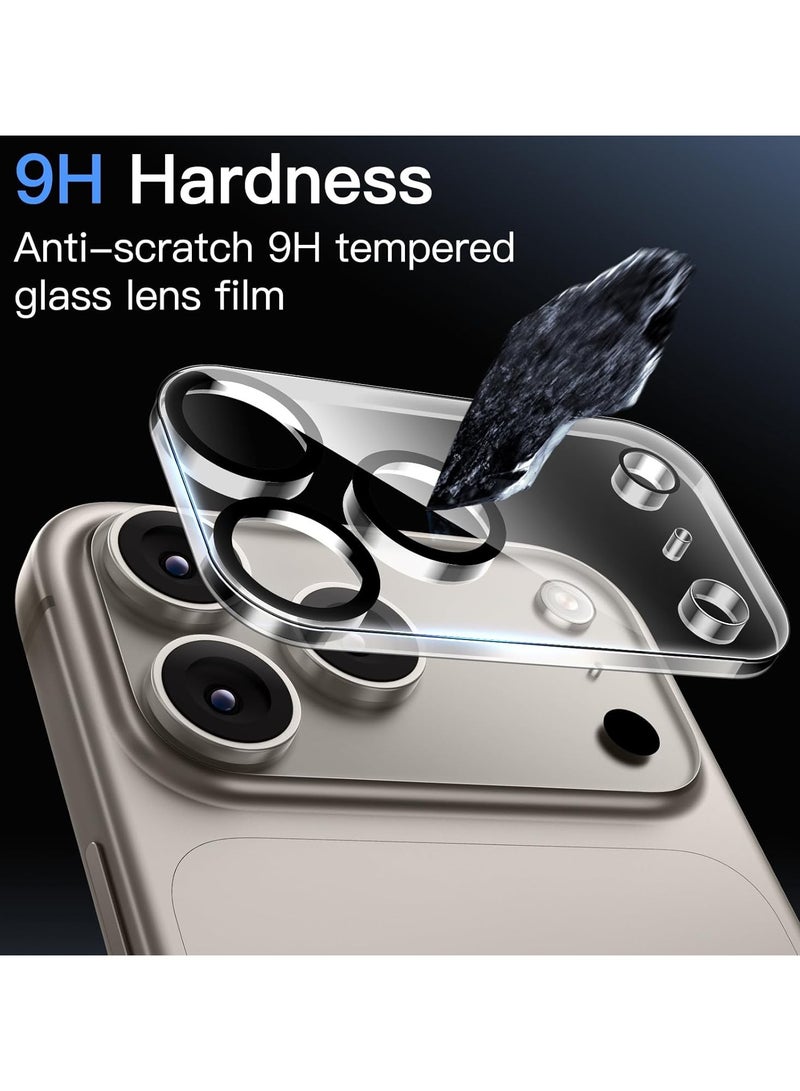 Denx Camera Lens Protector for iPhone 17 Pro, 9H Tempered Glass, Anti-Scratch, Case Friendly, Does Not Affect Night Shots, HD Clear (Clear) - Image 2