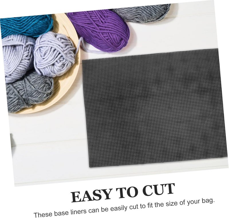 Gadpiparty 3pcs Crafting Mesh Sheets Plastic Canvas Mesh Acrylic Yarn Embroidery Yarn - Image 3